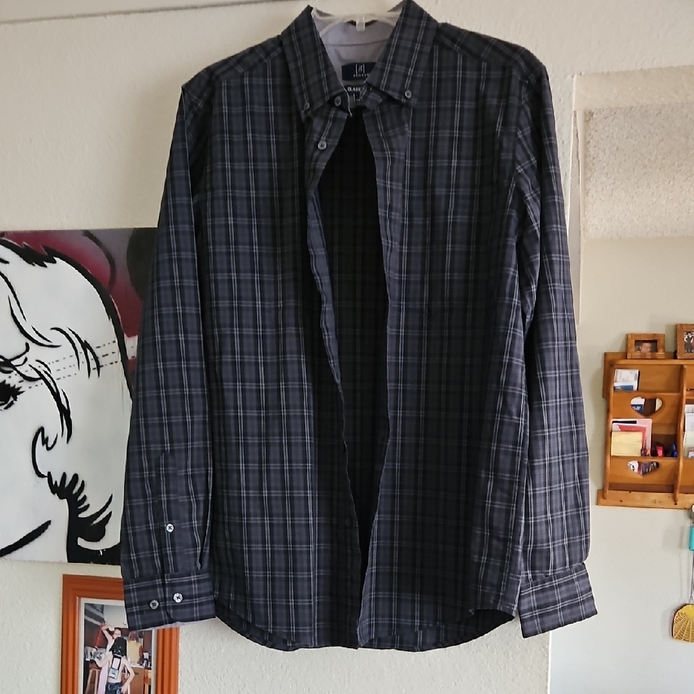 Men's George Plaid Button-Up Shirt